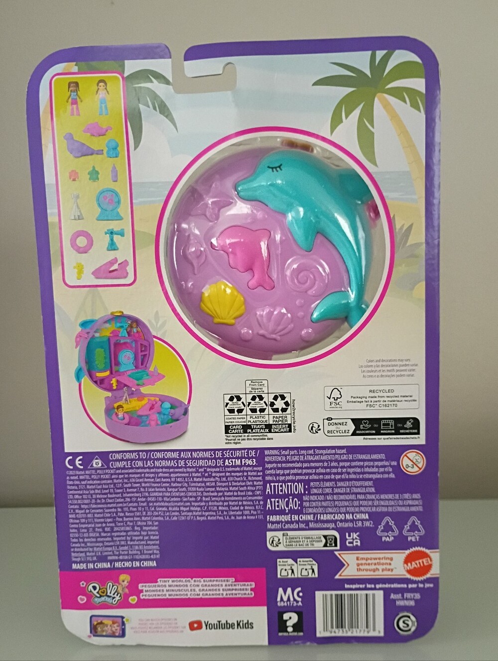 Polly Pocket Dolphin Rescue & Play - Picture 5 of 5